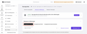 Sauvegarde de site WordPress