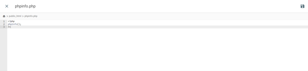 enregistrer les modifications phpinfo