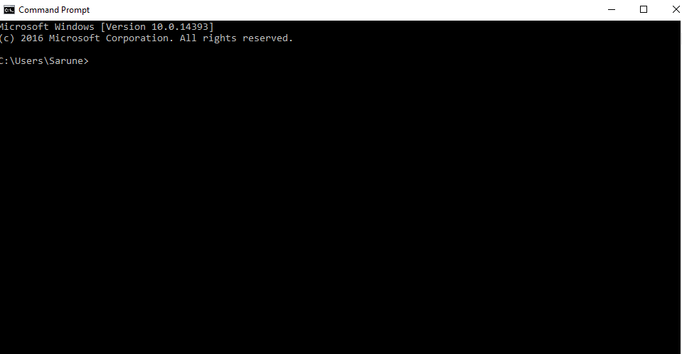 windows command prompt