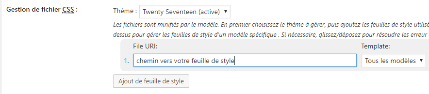 chemin feuille style