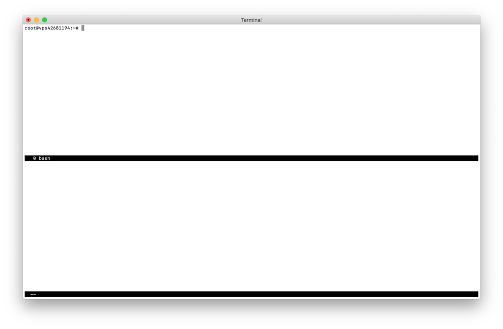 Division du terminal à l'aide de Screen Linux