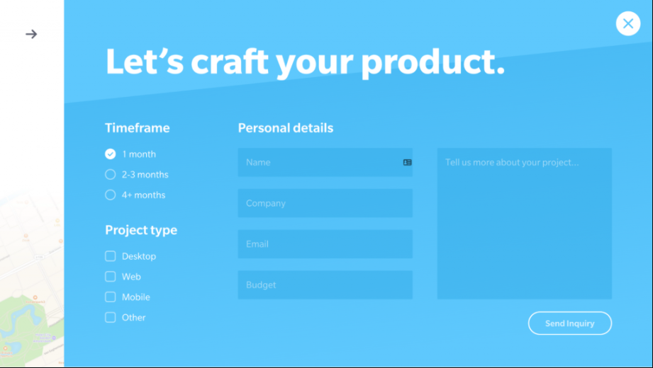 page-contact-de-Yummy-Gum Capture d'écran montrant la page contact de Yummy Gum