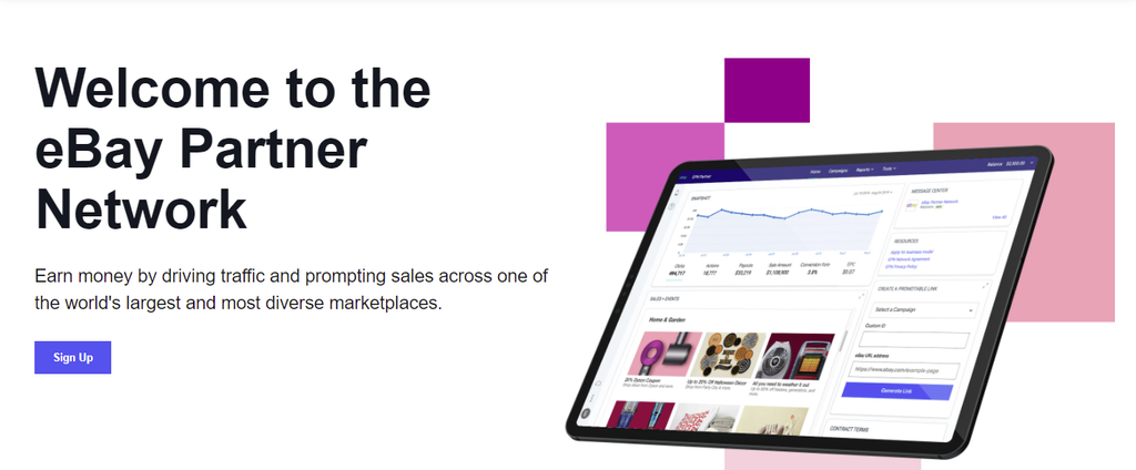 Programme d'affiliation eBay