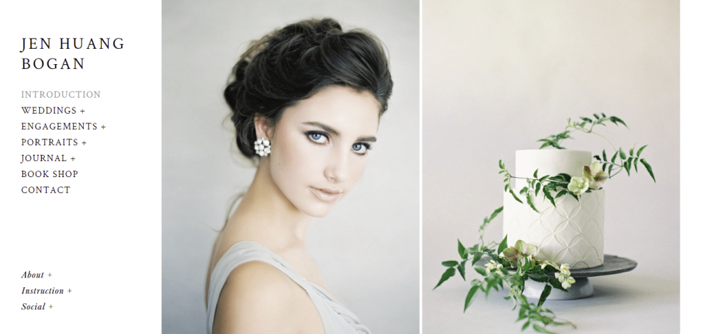 site de photographie Jen Huang Bogan