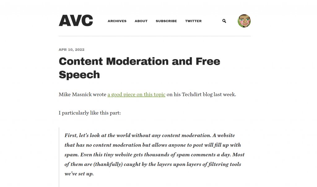 blog-AVC Capture d'écran du blog AVC