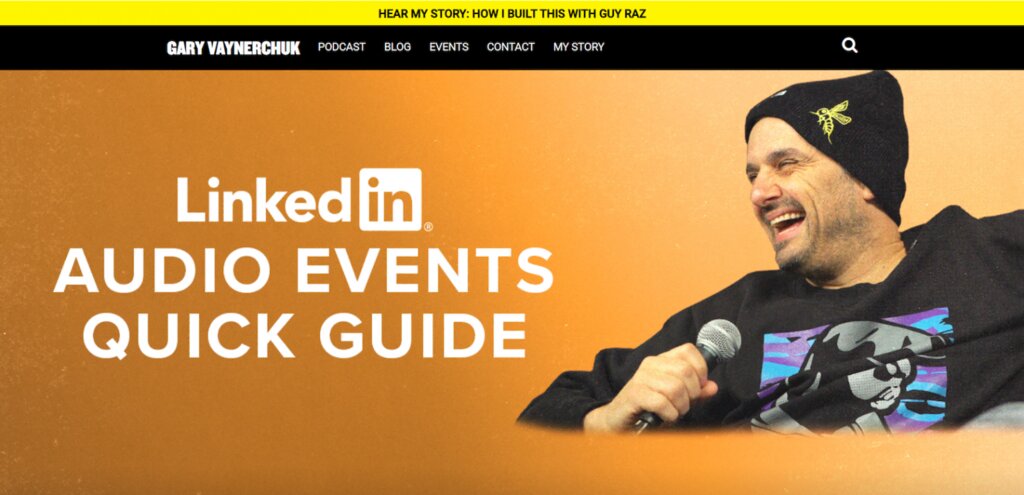 blog-de-Gary-Vaynerchuk Capture d'écran du blog de Gary Vaynerchuk