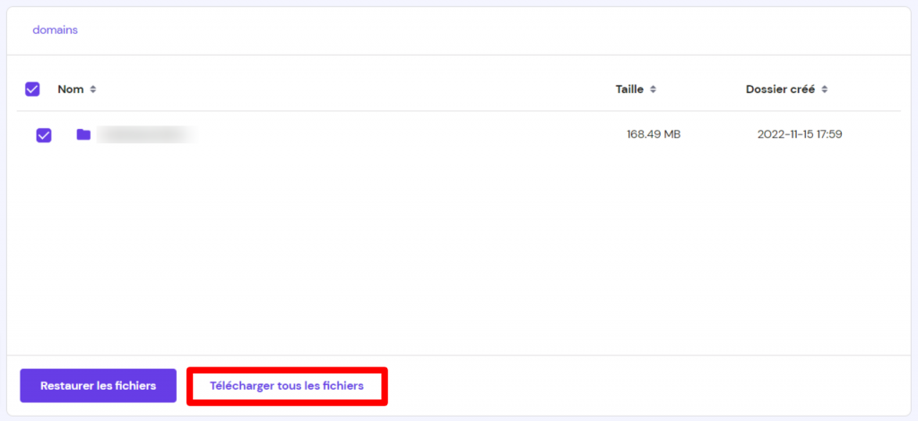 Télécharger-fichiers-du-site Télécharger les fichiers du site web sur hPanel