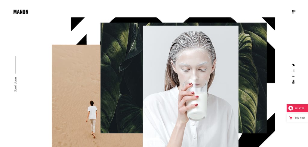 manon-portfolio Thème de portfolio WordPress Manon