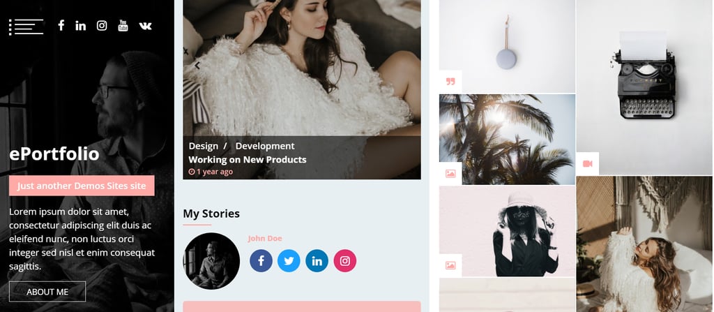 eportfolio eportfolio Thème de portfolio WordPress