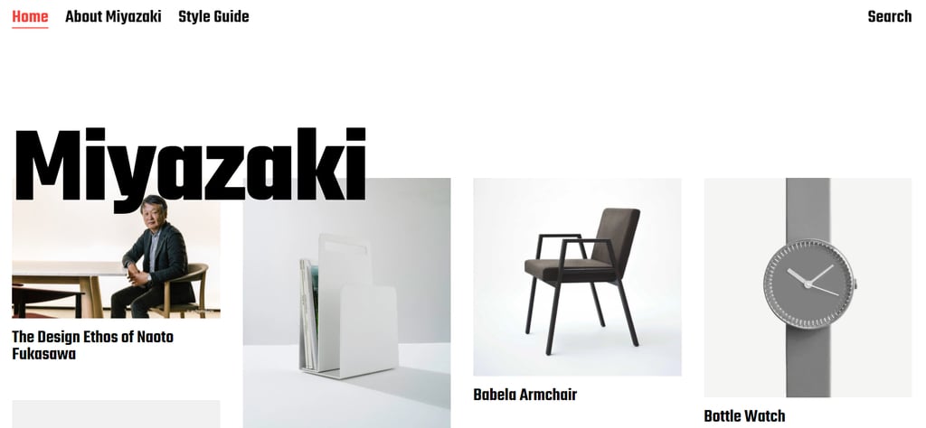 miyazaki-portfolio Thème de portfolio WordPress Miyazaki