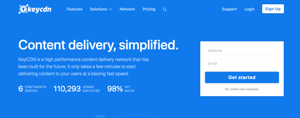Page-d'accueil-de-Keycdn Page d'accueil de Keycdn