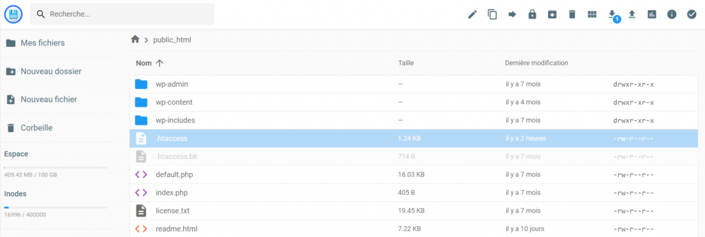 fichier-htaccess-hPanel Le fichier .htaccess sur le gestionnaire de fichiers de hPanel