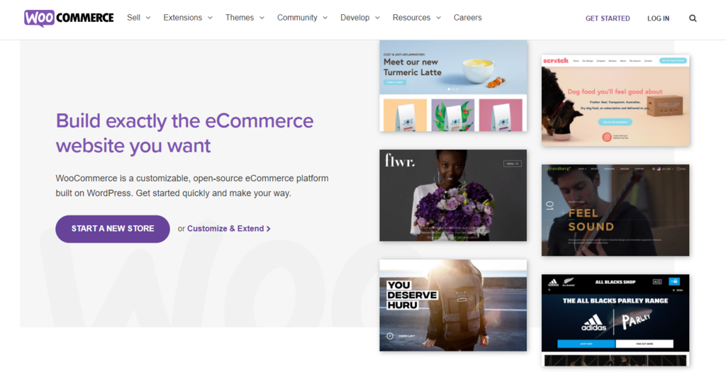 Page-d'accueil-WooCommerce Page d'accueil de WooCommerce
