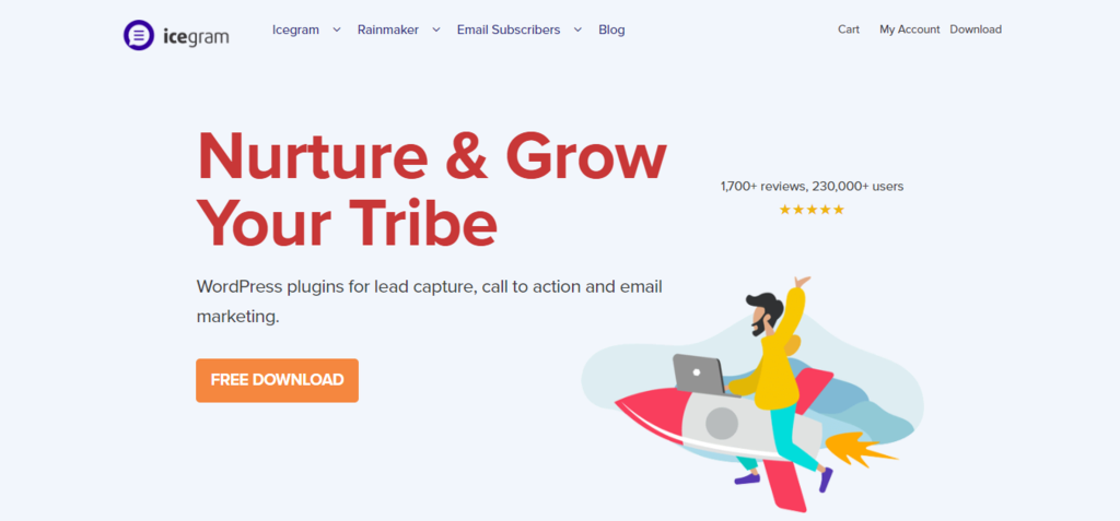 Icegram Bannière du plugin popup Icegram