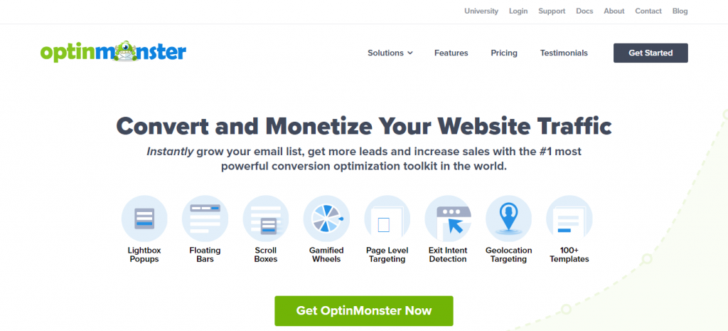 OptinMonster Bannière du plugin OptinMonster