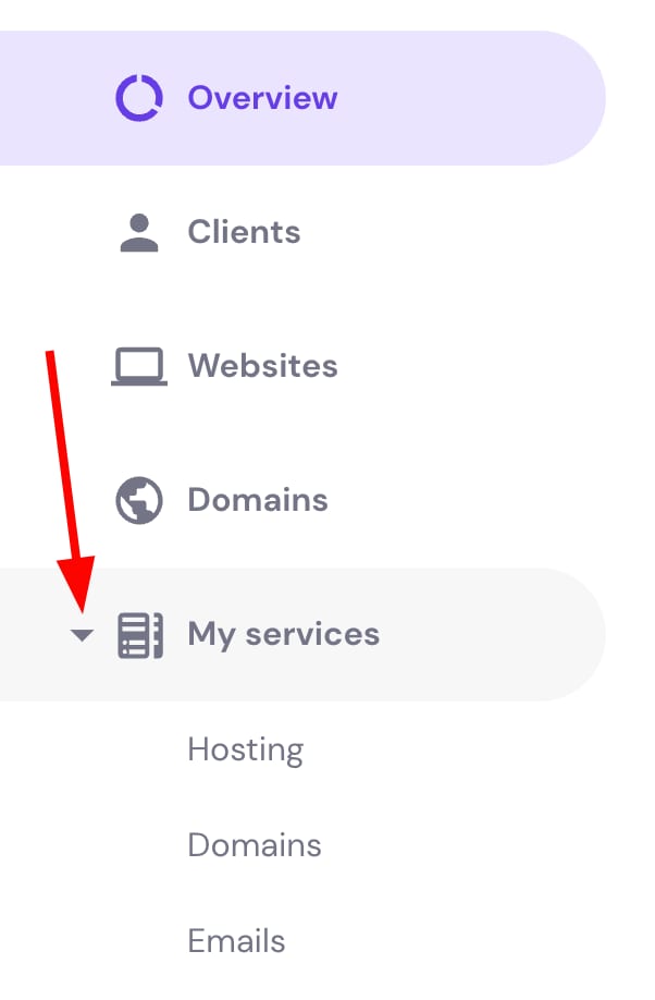 Quick jumps in Hostinger's PRO Panel