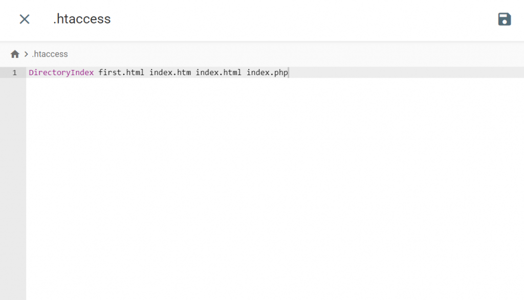 Meng-edit file .htaccess