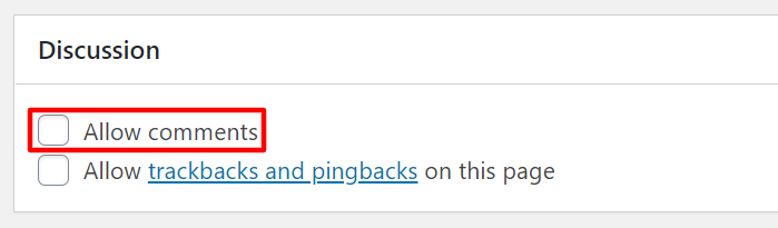 Menonaktifkan komentar pada media