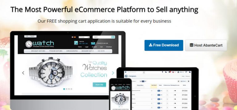 CMS ecommerce - AbanteCart