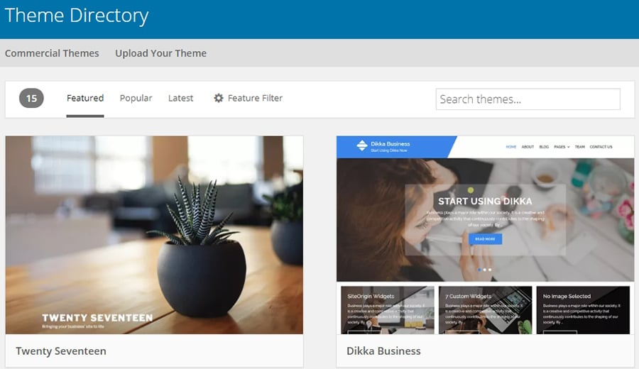 Direktori Tema WordPress