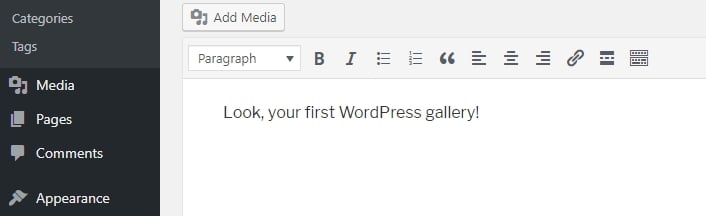 Cara membuat album foto di WordPress