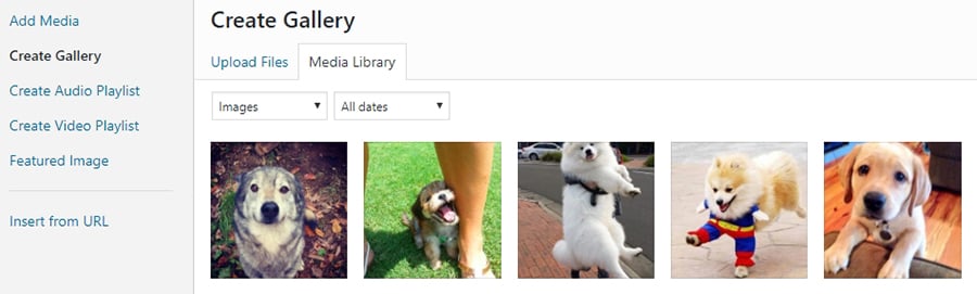 Membuat library untuk galeri media