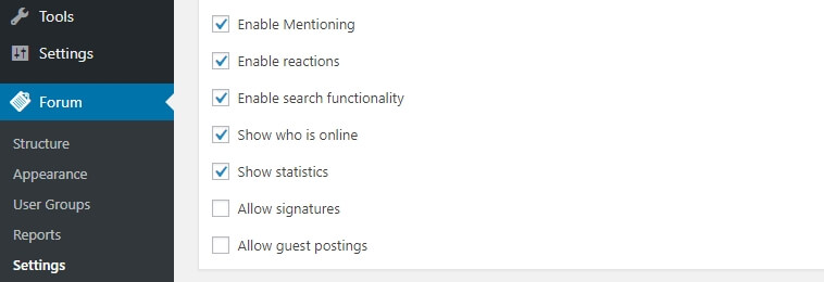 Mengaktifkan fitur mention dan guest post