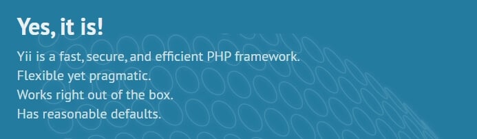 Framework PHP terbaik: Yii