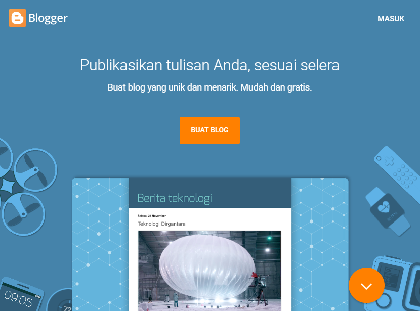 Cara membuat Blogspot dengan mudah