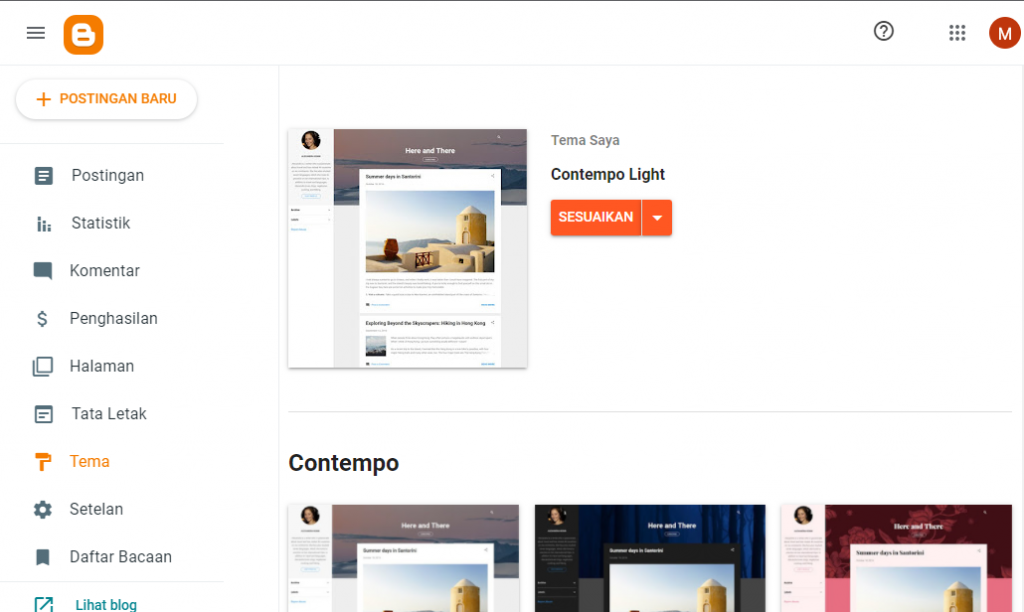 Menyelesaikan cara buat Blogspot