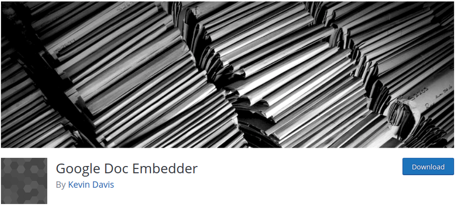 plugin Google Doc Embedder