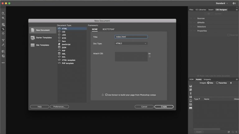 membuat dokumen baru