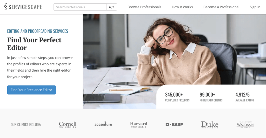 homepage servicescape