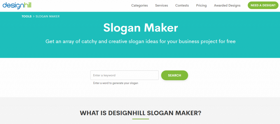 slogan maker design hill