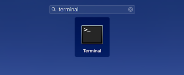 terminal macos