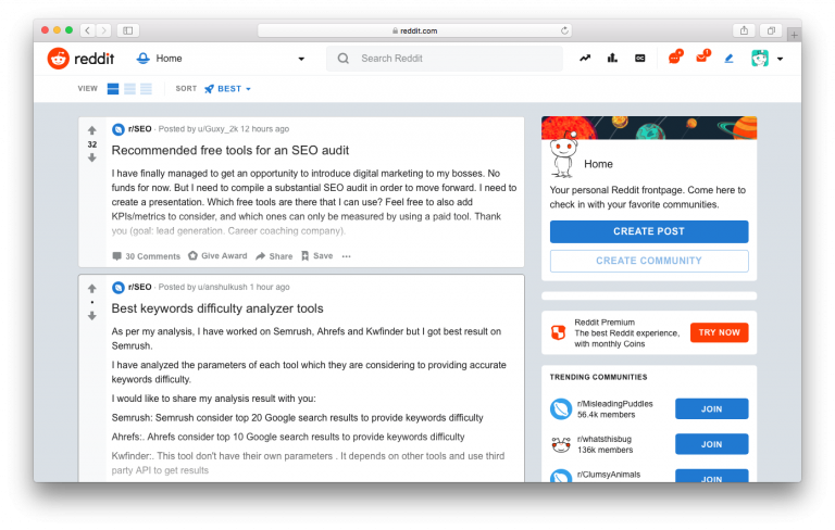 Reddit Forum SEO