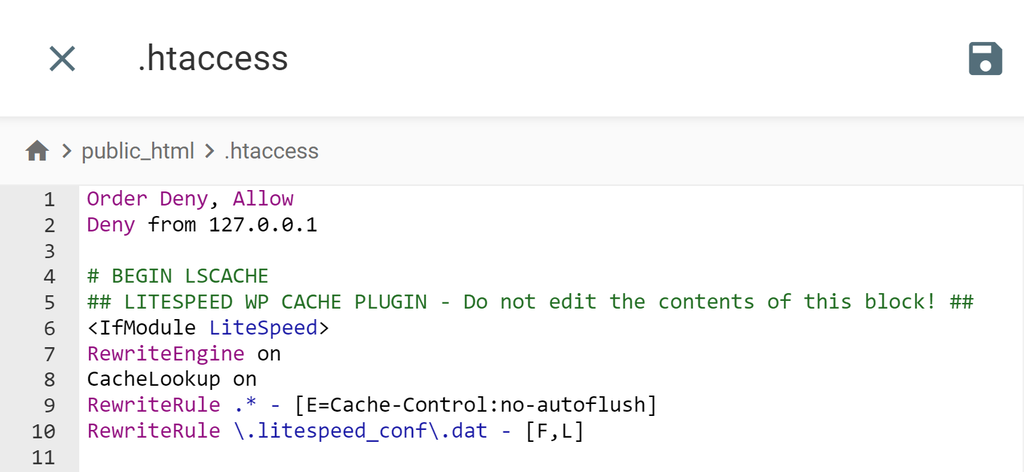 kode blok IP di htaccess