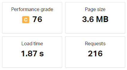 Waktu loading Scalia
