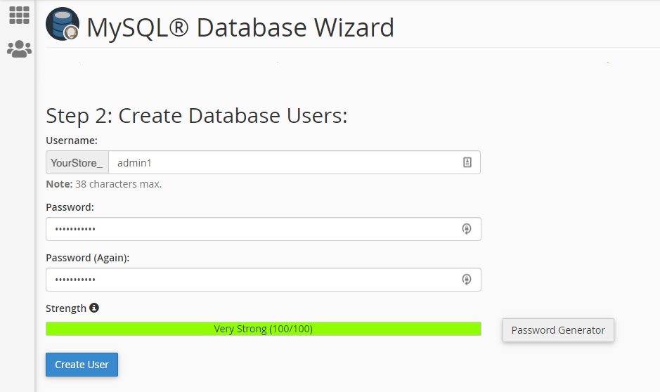 Membuat user di cPanel
