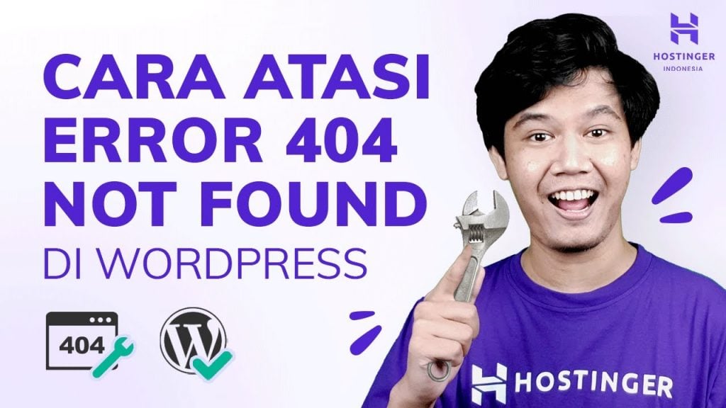 Cara mengatasi error 404 not found di WordPress