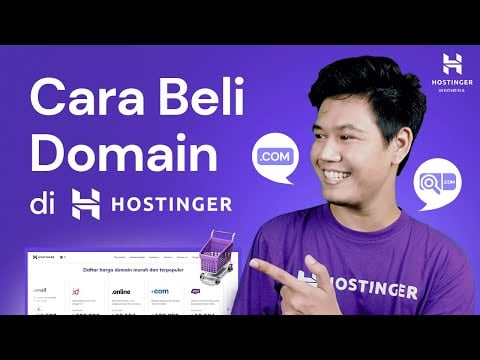 Cara beli domain di Hostinger