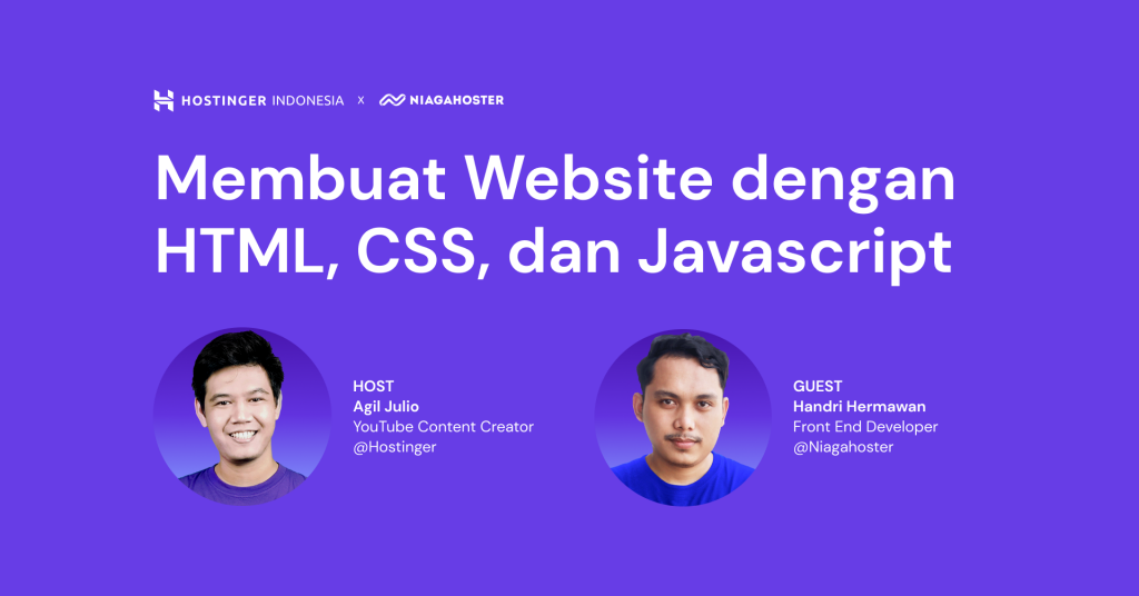 Membuat website dengan HTML, CSS, dan JavaScript