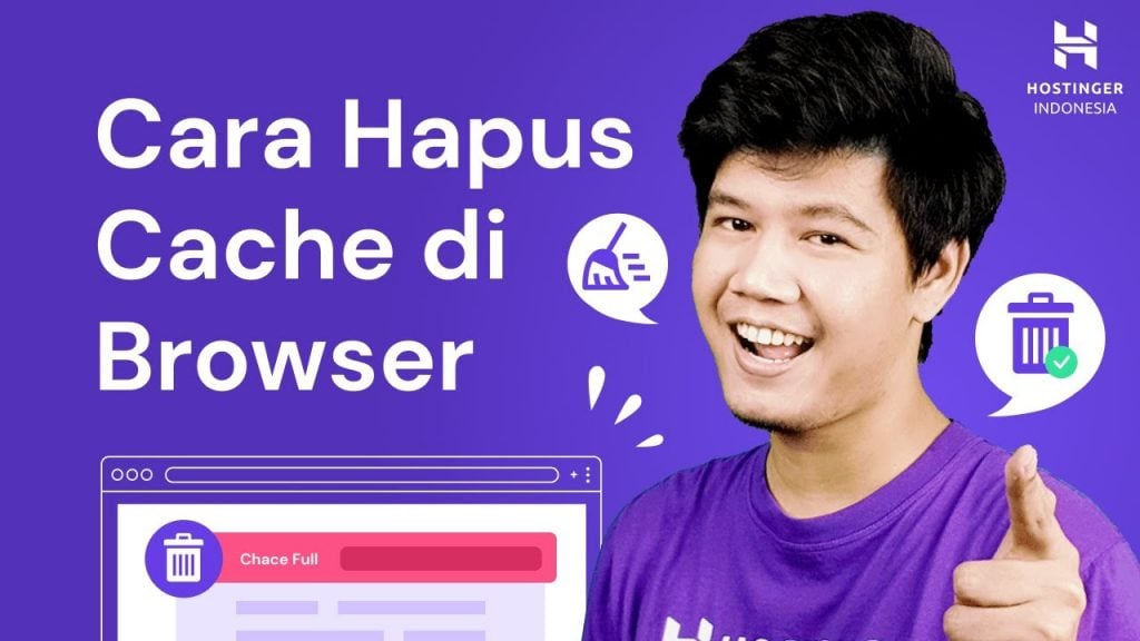 Cara menghapus cache di browser