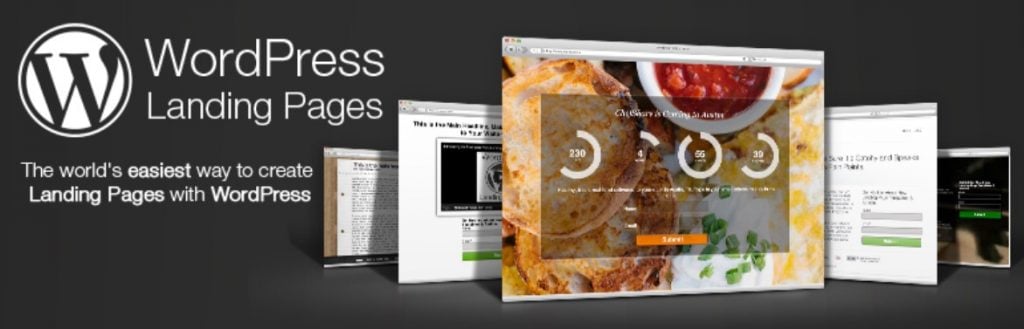 wordpress landing pages