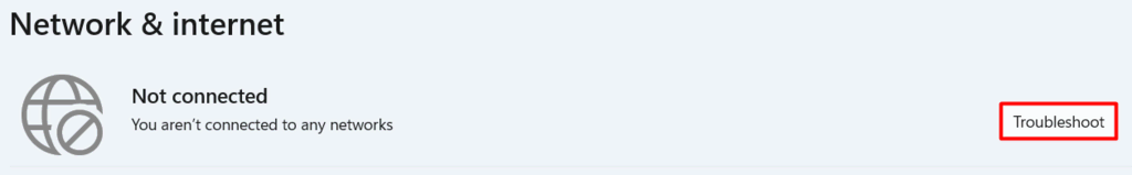 troubleshoot jaringan dan internet windows
