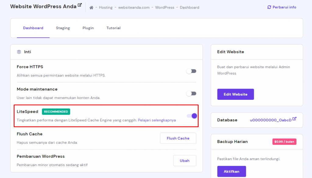 This image has an empty alt attribute; its file name is litespeed-di-dashboard-wordpress-1024x585.png