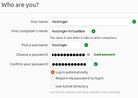 buat user di ubuntu installer