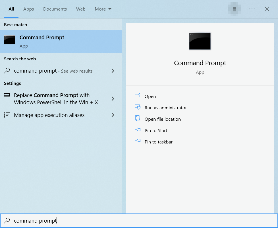 command prompt untuk aplikasi