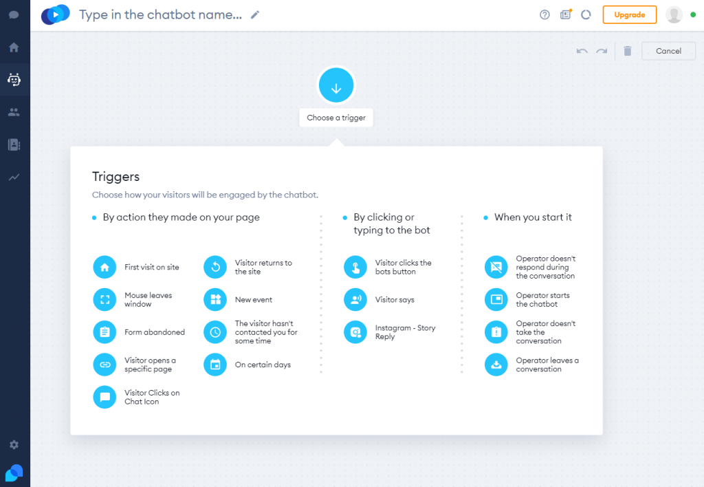 editor chatbot Tidio