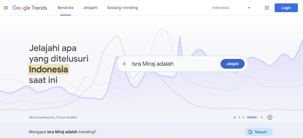 halaman depan google trends